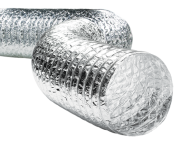 Неизолиран гъвкав алуминиев въздуховод ALUAFS